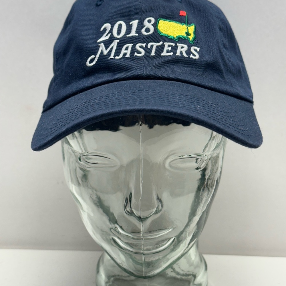 NWT Masters Augusta National Dad Hat Cap American Needle Golf Navy Blue Cotton